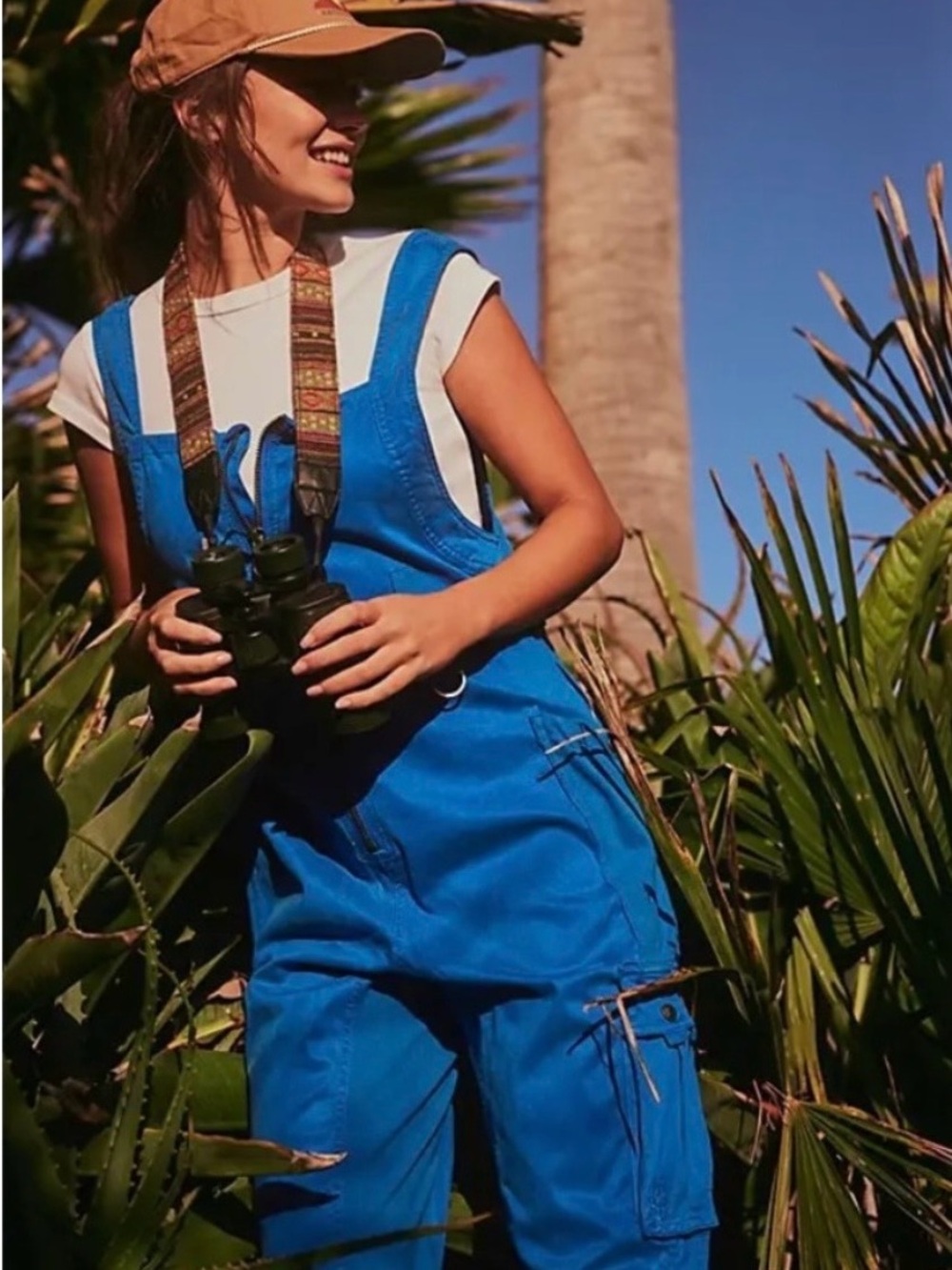 FP Movement by Free People Electric Blue Fast Track Onesie Size Small